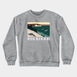 Michigan Minimalist Crewneck Sweatshirt